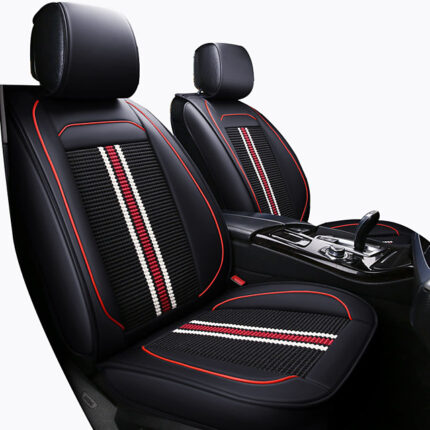 Funda de asiento rojas tela